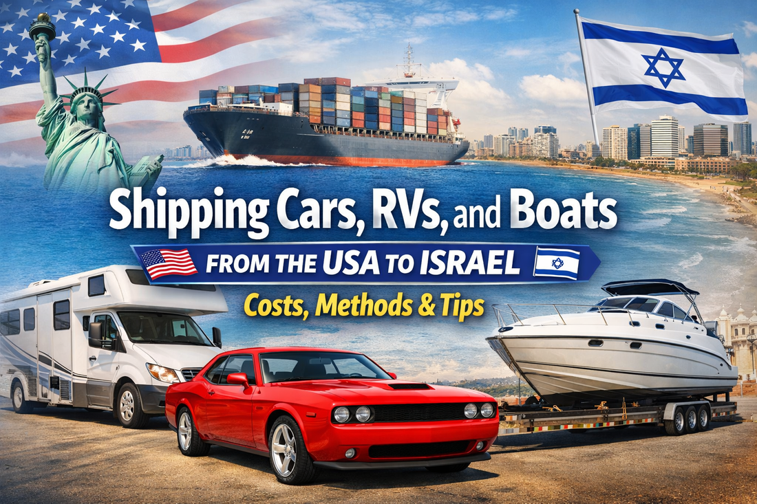 Shipping Cars, RVs & Boats from the USA to Israel | Costs & Methods