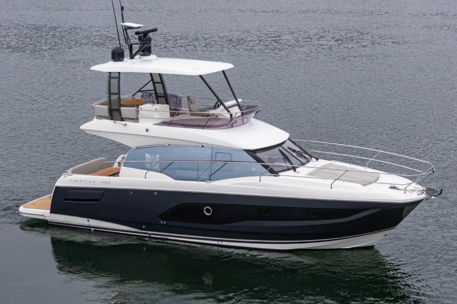 Yacht on a body of water